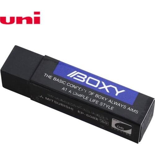 6 Pcs/Lot Mitsubishi Uni EP-60BX 5.7x1.4x1.4mm Black Eraser Correction Supplies Office & School Supplies