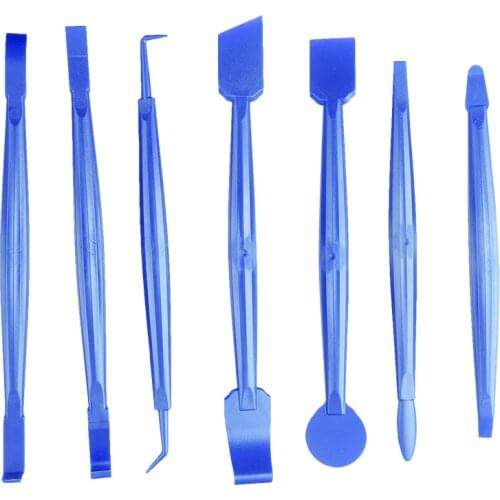 7Pcs/Set Car Styling Vinyl Carbon Fiber Window Ice Remover Cleaning Auto Car Scraper With Felt Squeegee Tool Film Wrapping