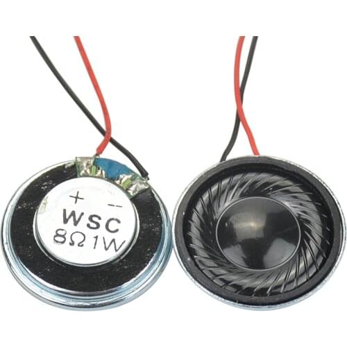 AIYIMA 10Pcs 28mm Mini Audio Portable Speakers 8 Ohm 1W Loudspeaker DIY For Toys