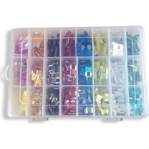 450 pcs Car Fuse Box Auto Automotive Boat Truck Blade 3A 5A 7.5A 10A 15A 20A 25A 30A
