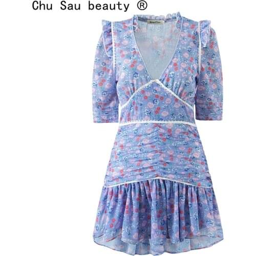 Летние платья из шелка Chu Sau beauty China At AliExpress