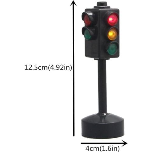 Drop Ship 11.5cm Traffic Signs For Wooden Train Truck New Traffic Light Puzzle Toy