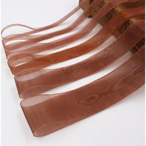 Hs032 ,free shipping 10 Yards solid color net organza ribbon Wedding Party Decoration Craft Decorations , DIY Handmade Materials