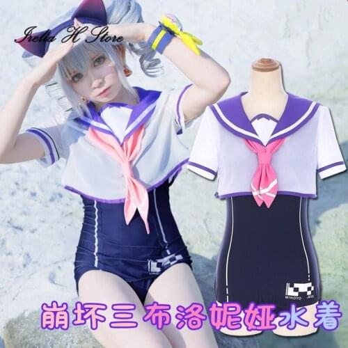 Irelia H Store Honkai Impact 3 Cosplay Bronya Zaych Swimsuit Cosplay Costume Halloween Costume