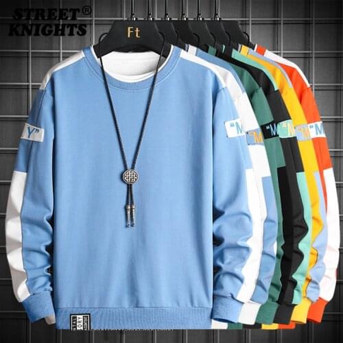 Hot 2021 New Spring Autumn Solid Color Casual Mens Hoodies Sweatshirts Men Fashion Harajuku Streetwear Hoodies Sweatshirt Tops