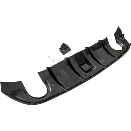New Rear Bumper Diffuser Valance W/ Red 3rd LED Brake Light 2015-2020 for Dodge Charger SRT