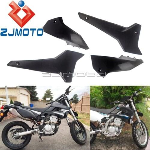 Dirt Bike Motocross Front Side Panel Cowl Fairing Oil Tank Covers For Kawasaki KLX250 D-Tracker X 2008-2019 KLX250S KLX250SF