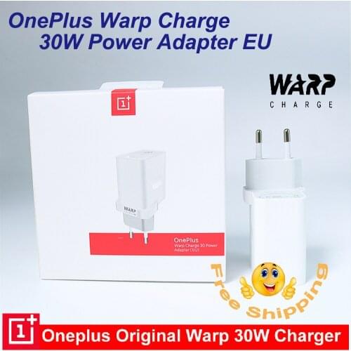 Original OnePlus 7T Pro Charger 30W Power Adapter OnePlus 7 Pro 7 EU Warp Charge 5V/6A 30W Charger 6A USB Type C Cable 30 Chargr