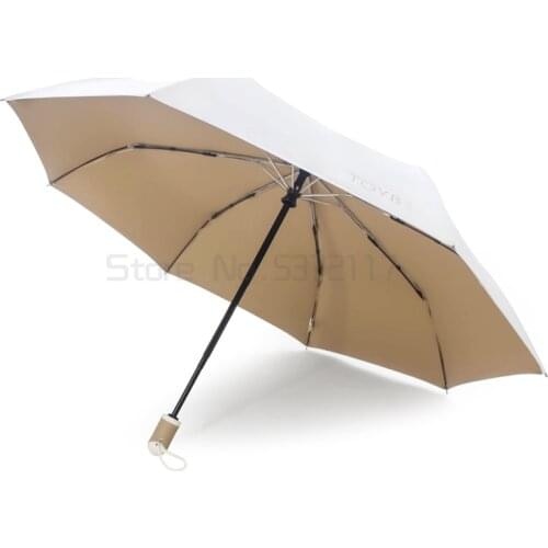 Full automatic retractable solar umbrella color glue folding student sunny and rainy sunshade sunscreen umbrella