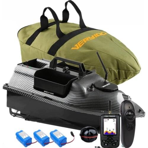 VERY100 500M Fishing Bait Boat Carp Angling Bait Post Boat RC Toy Boat with Optional GPS Sonar Sensor Fishfinder Handbag Battery