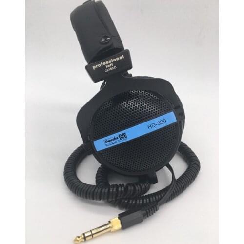 Superlux HD-330 semi-open dynamic audiophile stereo headphone soft earmuff recording monitoring gaming music headset HD330