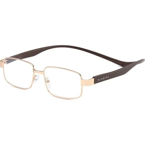 Unisex Mens and Ladies Hang on Neck Clinic Presbyopia Glasses Alloy Anti Blue Light Portable Reading Glasses