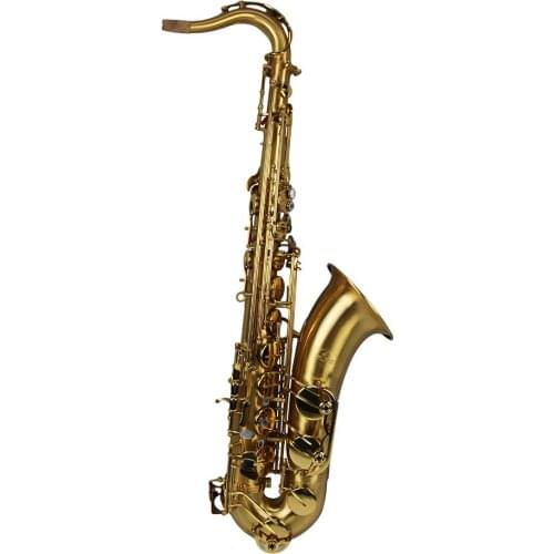 High Grade dark gold lacquer color polished Tenor Saxophone