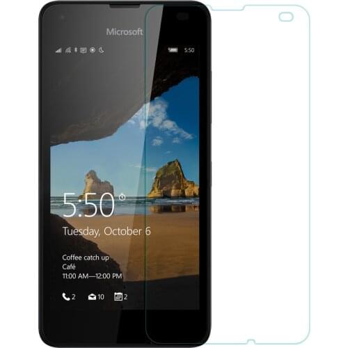 For Microsoft Nokia Lumia 650 Premium Tempered Glass Screen Protector Ultra Thin Clear Explosion-proof Protective Film