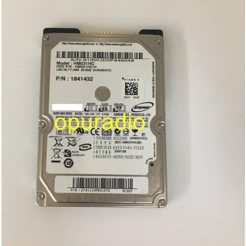 Brand new Car HDD 30GB Hard Disk drive HM031HC PN1932020 for Chrysler Mercedes NTG4 car dvd audio