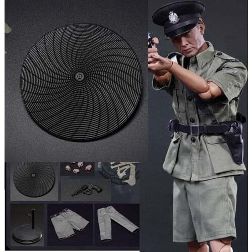 1/6 Full Set Male Art Figures SN003 Prison Officer of Royal Hong Kong Police in 1970s for collection
