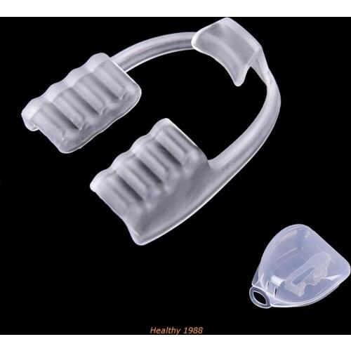 1Pc Silicone Dental Mouth Guard Stop Teeth Grinding Bruxism Eliminate Clenching Sleep Aid For For Boxing Basketball