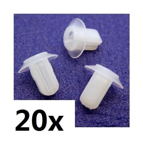 20x Plastic Grommets for some Ford Wheel Arches & Engine Bay Fuel / Brake Lines