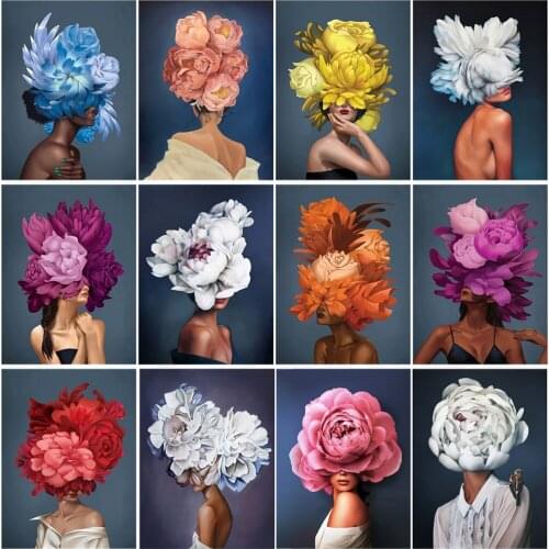 5D Diamond Painting Flower Beauty Full Rhinestone Cross Stitch Mosaic Exquisite Home Art Decoration DIY Gifts Can Be Customized