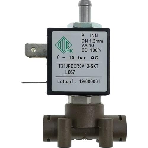 AC 110V - 120V 3/2 Way Direct Acting N.C. General Purpose Solenoid Valve for Coffee Makers & Esspresso Machine