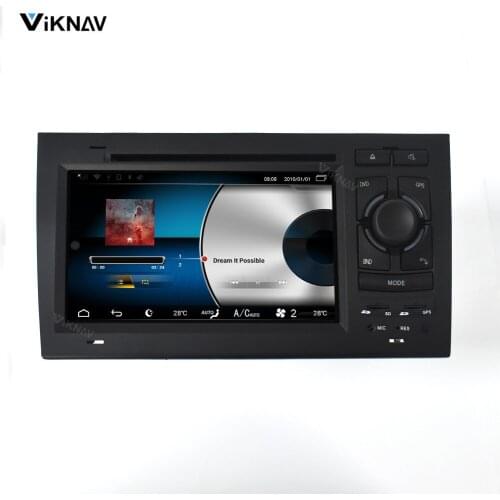 Android car radio for Audi A4 S4 2002-2008 car GPS navigation multimedia player stereo receiver tape recorder 2 din