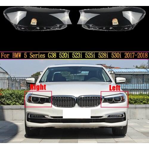 Car Headlamp Lens For BMW 5 Series G38 520i 523i 525i 528i 530i 2017 2018 Car Headlight Headlamp Lens Auto Shell Cover