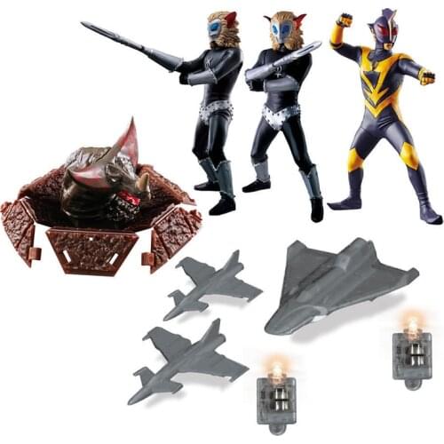 Bandai 56235 Gashapon Ultraman Ultimate Monster Expo Magma Gomora Anime Toys Decoration