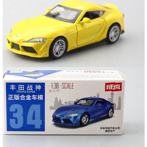 Caipo 1:38 Toyota Spra Pull-Back Car Diecast Metal Model For Collection Friend Children Gift