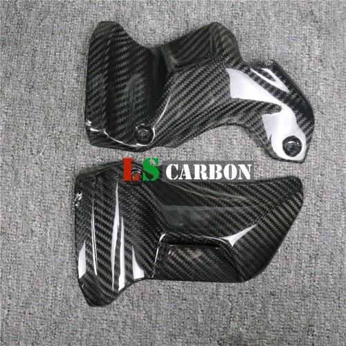For Kawasaki Z900RS 2018 Full Carbon Fiber Motorcycle Accessories Side panel above the water tank
