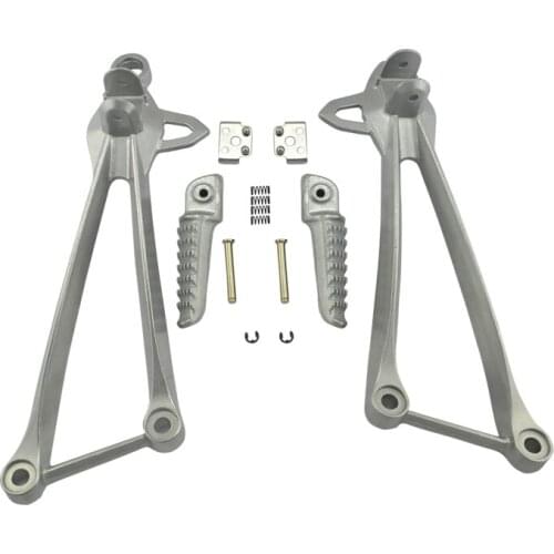 For Kawasaki ZX6R 2009-2011 ZX636 2008-2010 Motorcycle Rear Passenger Foot Pegs Foot rest With Brackets NEW