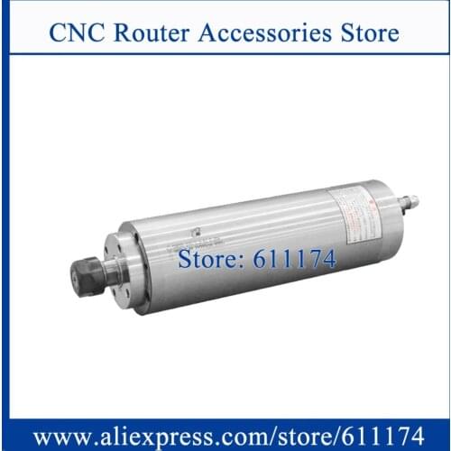 Permanent torque 2.2kw AC380V spindle motor D85mm 24000rpm water cooled spindle motor 4 bearing for stone, wood and soft metal