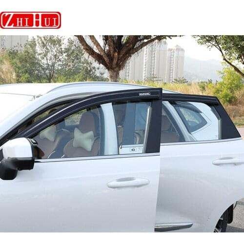 Car Exterior Visor Vent Shades Window Visor Sun Rain Guard Deflector For Great Wall Haval Hover Jolion 2021 Accessories