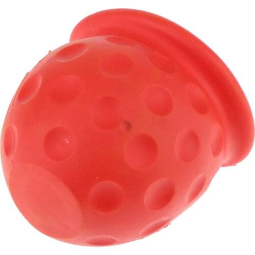 Red Auto Tow Ball bar Cap Cover Towing Car Caravan Trailer Towball