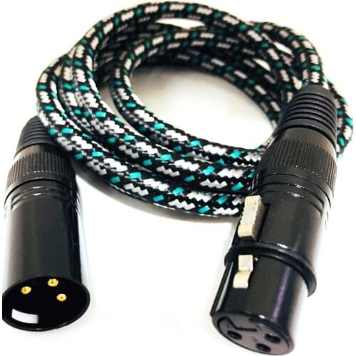 Liton Pure Copper Audio Interconnect XLR Balance Cable with Gold Plated Plug