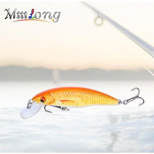 Mmlong 5.5cm Hard Lure Floating Wobbler Minnow SAH12A 2.3g Seawater Artificial Bait Pesca Hooks Pike Fishing Lures Fish Tackle