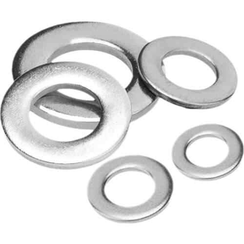 Non Standard 304 Stainless Steel Flat Washer M1.6 M2 M2.5 M3 M3.5 M4 M5 M6 M8 M16 M20 M22 M24 M27 M30 Small Size Plain Gasket