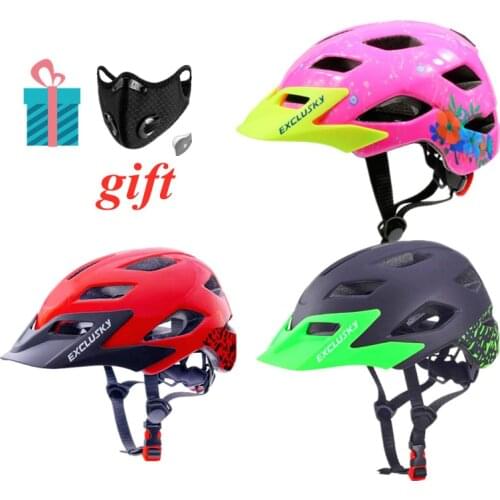 New Cycling Helmet For 5~13 Years Children Ultralight Breathable MTB Road Bike Helmet Safety Outdoor Sports Bicycle Helmet
