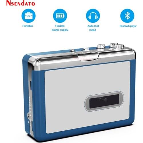 Ezcap 215 Personal Cassette Tape Misic Player Adapter Bluetooth Stero Radio Cassette Transmitter Player Convert to mp3 converter