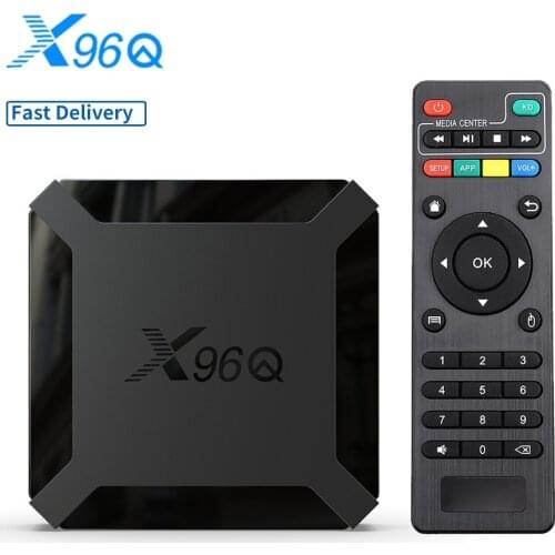 Smart TV Box Android 10 X96Q 2.4G Wifi Allwinner H313 Quad Core 1G 8G 2GB 16GB 1080P Media Player X96 Q 4K Smart Set Top Box