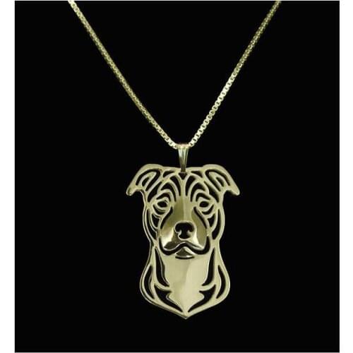 Drop shipping-Staffordshire Bull Terrier Necklace