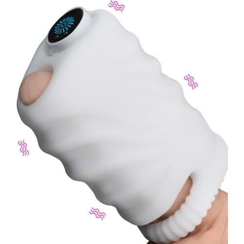 Vibrating Penis Trainer Male Masturbator Penis Stimulate Massager Male Penis Exerciser Vibrator Delay Lasting Stamina Trainer