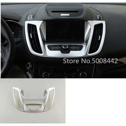 Car Inner Garnish Navigation Map GPS Trim Dashboard Meter Instrument Panel Gauge Frame For Ford Kuga Escape 2017 2018 2019 2020