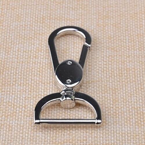 1 Inch Silver Purse Snap Hook Nickle Swivel Claps Hook 50pcs/lot