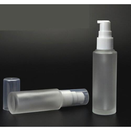 1pcs 30ml50ml Spray Bottles Refillable Clear Bottle Lotion Packaging Glass Empty Travel Perfume Skincare Container