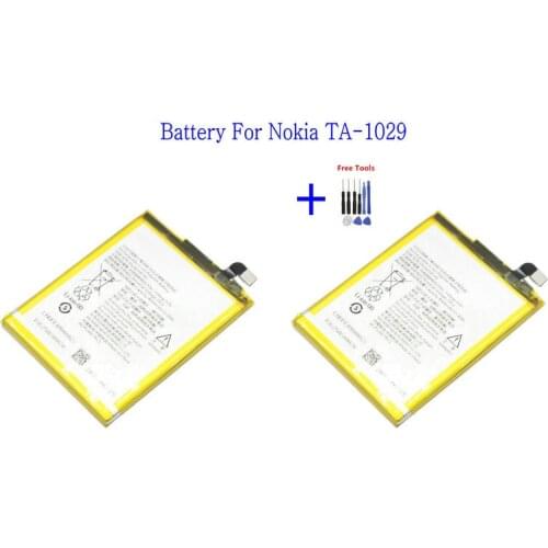 2x Genuine Retail / Bulk 4000mAh / 15.4Wh HE341 Phone Replacement Battery For Nokia TA-1029 Batteries + Repair Tools kit