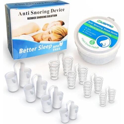 4/8PCS Snoring Solution Anti Snoring Devices Professional Snore Stopper Nose Vents Snore Nasal Dilators For Better Sleep