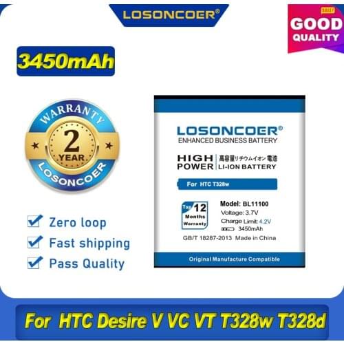 Battery BL11100 BG86100 BG58100 For HTC Desire V VC VT T328w T328d T328t T327D Sensation XE Z710E G14 G17 EVO 3D X515d X515m