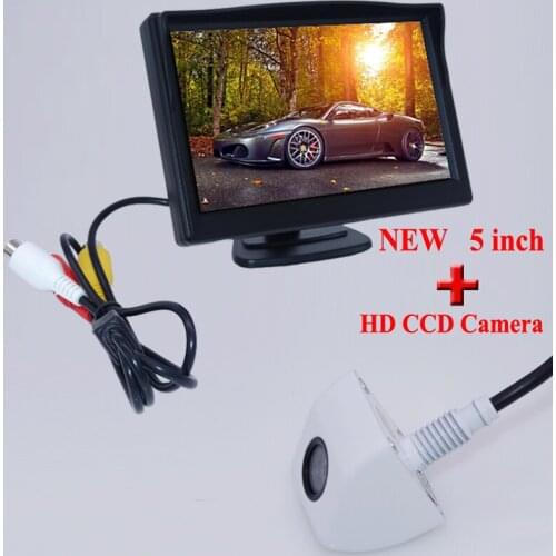 Big sale Universal Car Rear View Camera 170 Degree Angle Reverse Camera with 5" TFT LCD Mirror Monitor Parking Assistance System