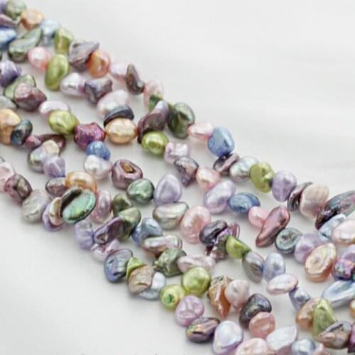 Keishi Cultured Freshwater Pearl Beads for making diy Jewelry Bracelet necklace multi-colored, 5mm Approx 15 Inch Strand