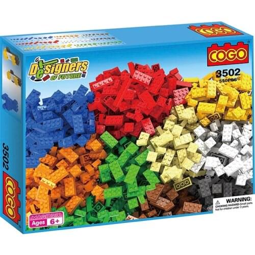 COGO 720 PCS Abs Plastic Material DIY Building Blocks Toys Oem Toys Blocks and Bricks